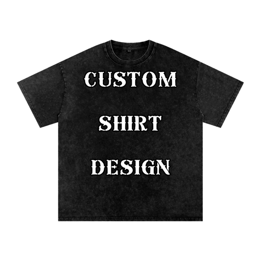 Custom Shirt Design Oversize Fit Tee