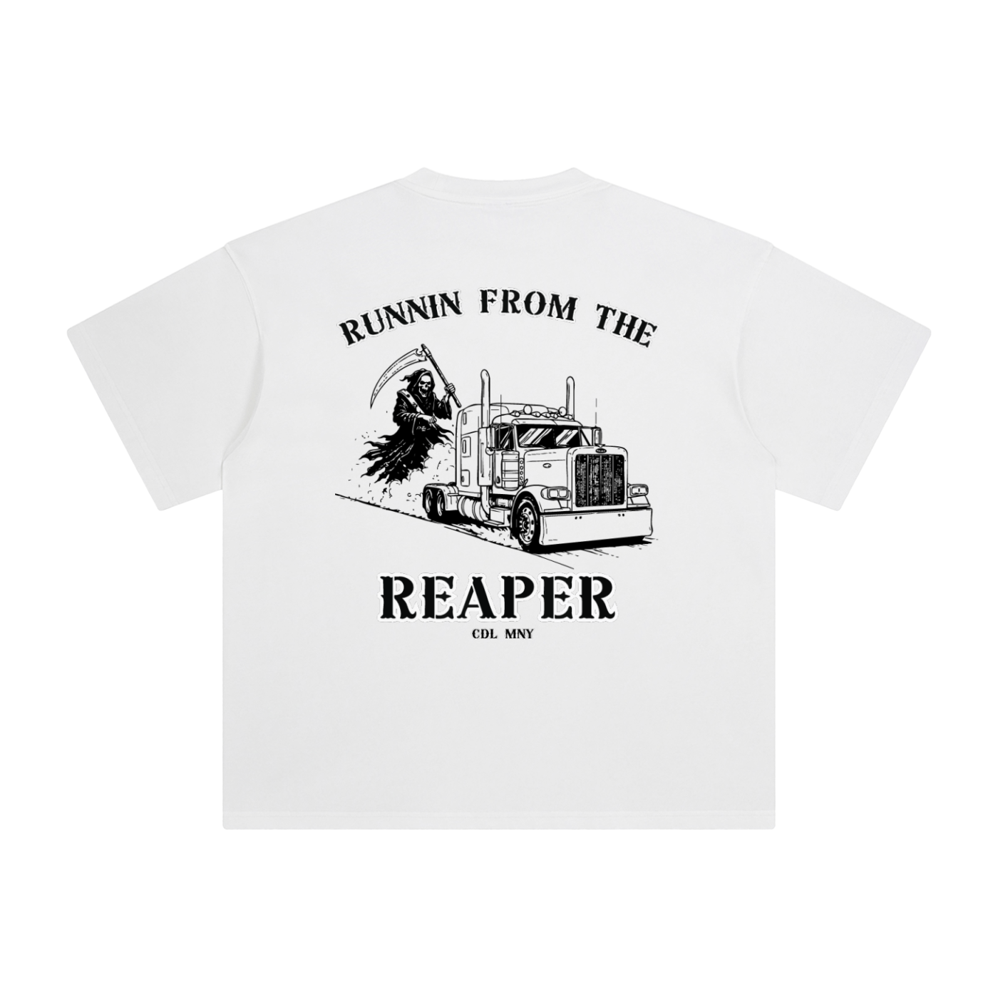Runnin from the Reaper Oversize Fit Tee