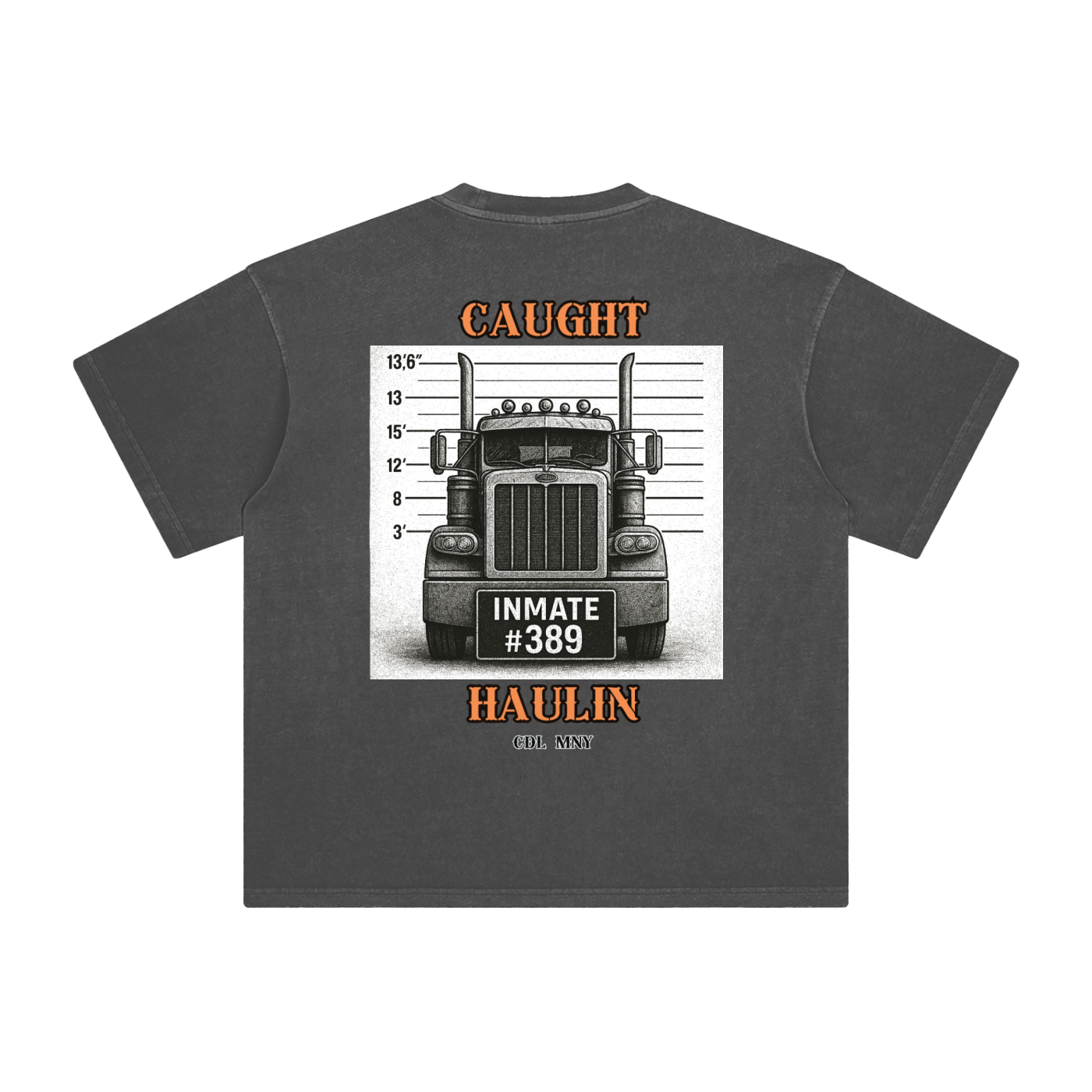Caught Haulin Oversize Fit Tee