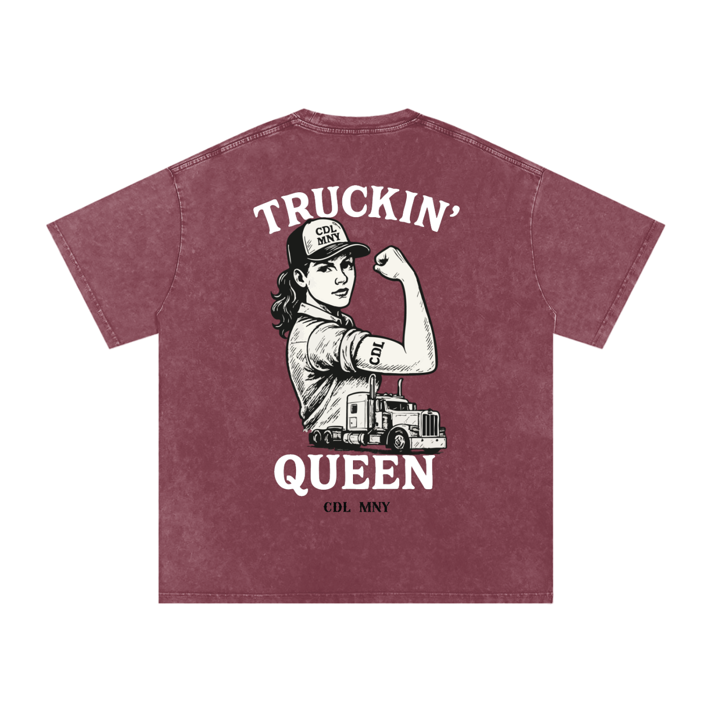 Truckin' Queen Oversize Fit Tee