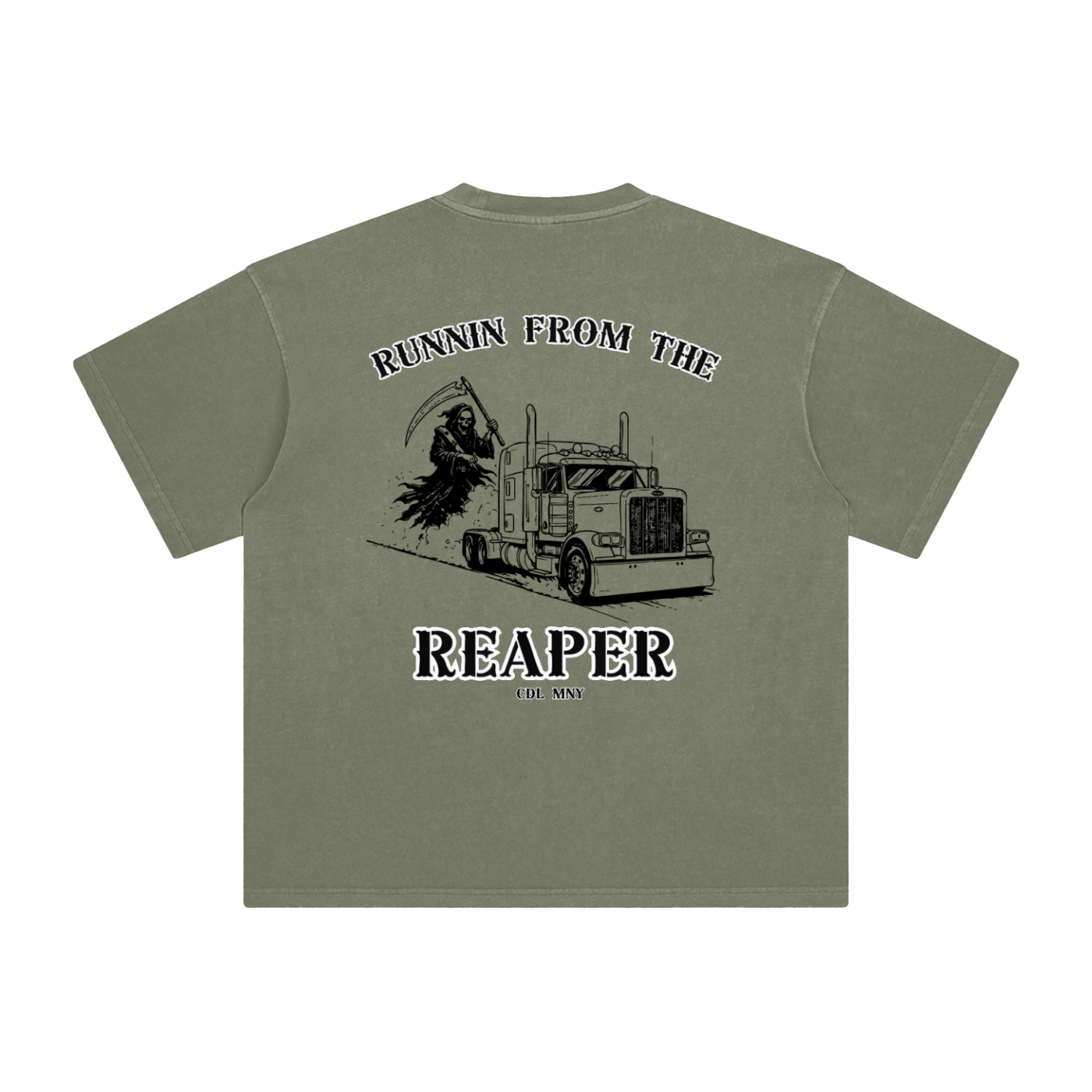 Runnin from the Reaper Oversize Fit Tee