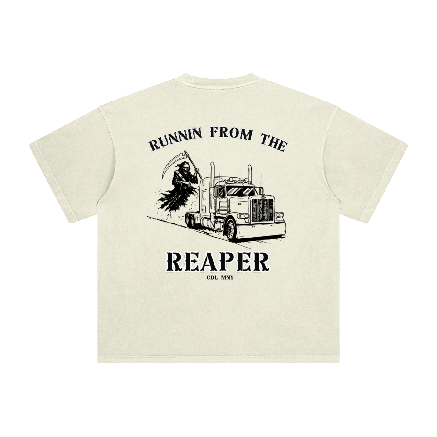Runnin from the Reaper Oversize Fit Tee