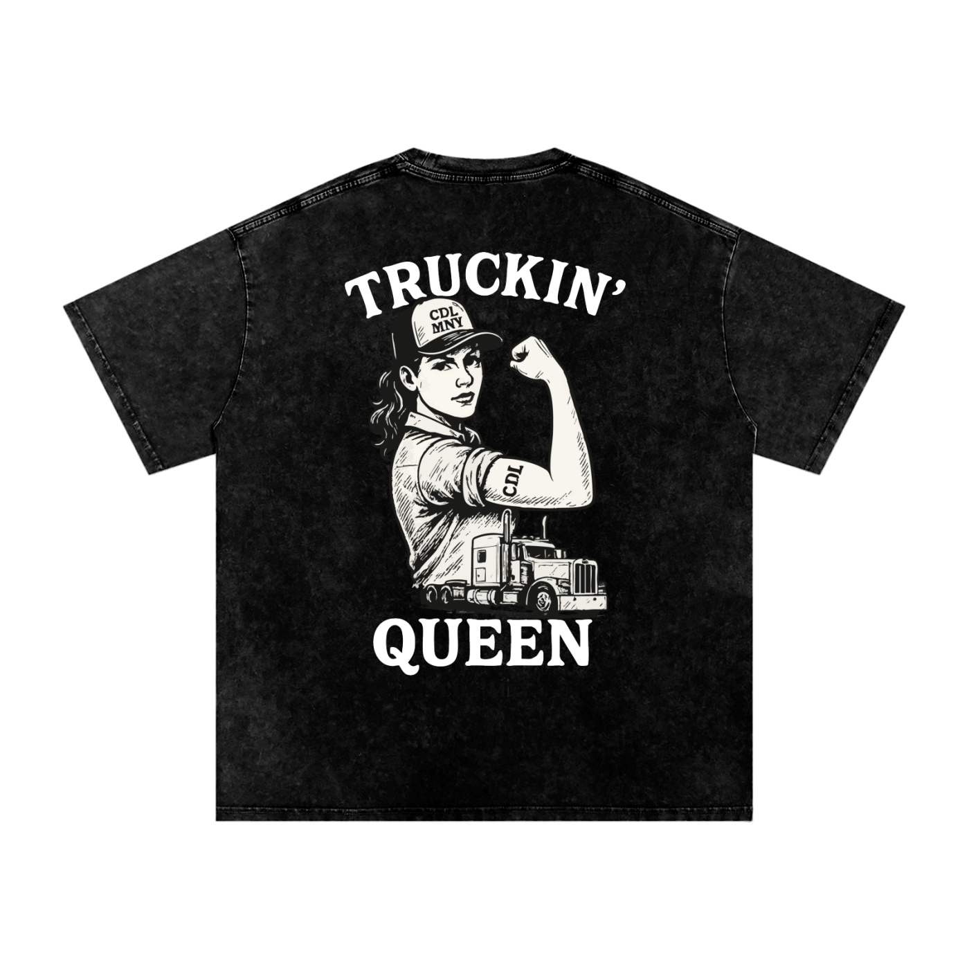 Truckin' Queen Oversize Fit Tee