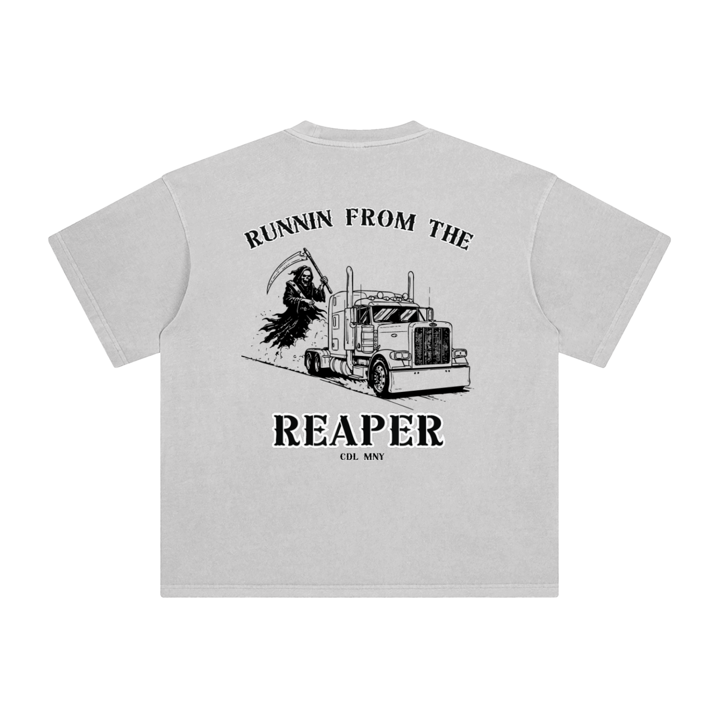 Runnin from the Reaper Oversize Fit Tee