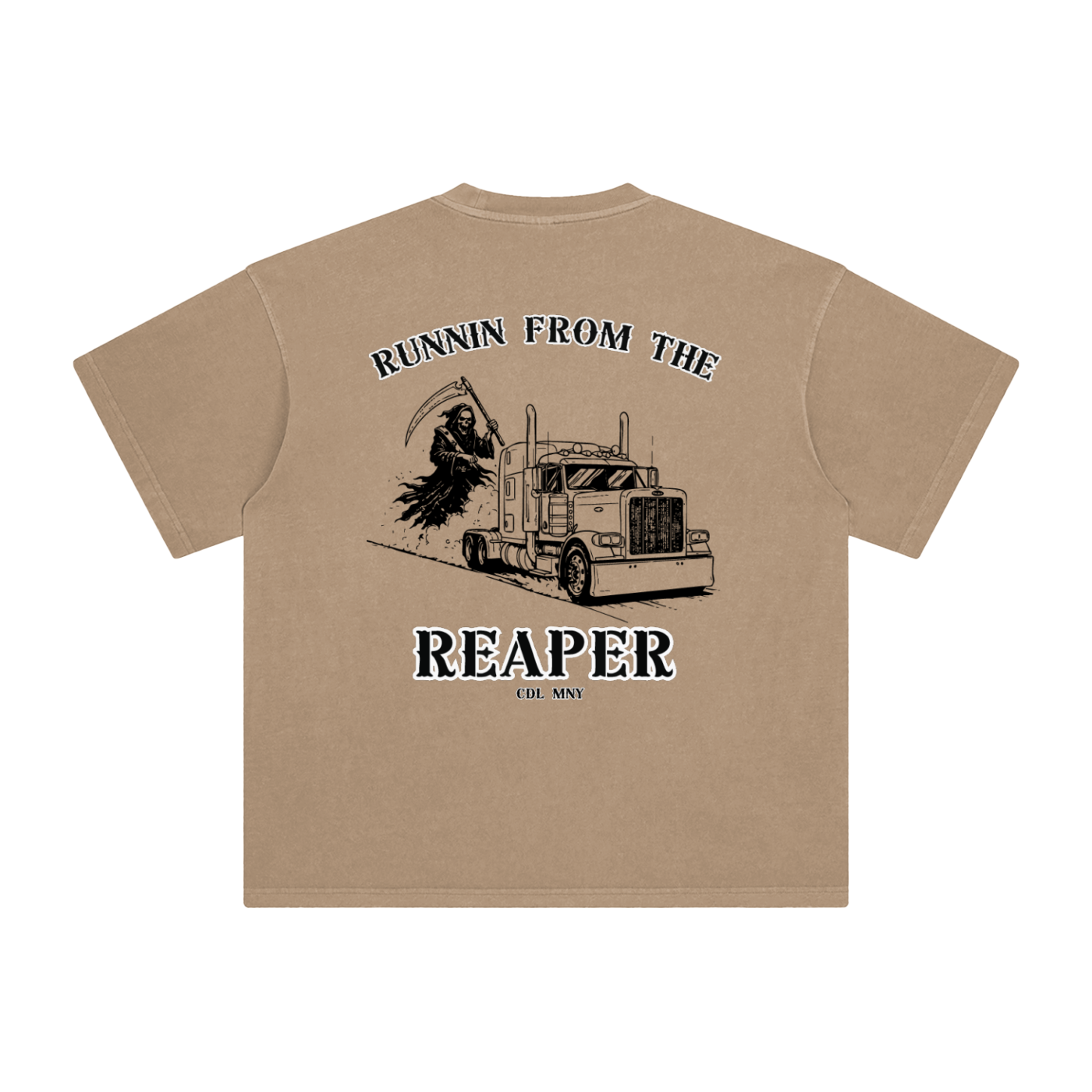 Runnin from the Reaper Oversize Fit Tee