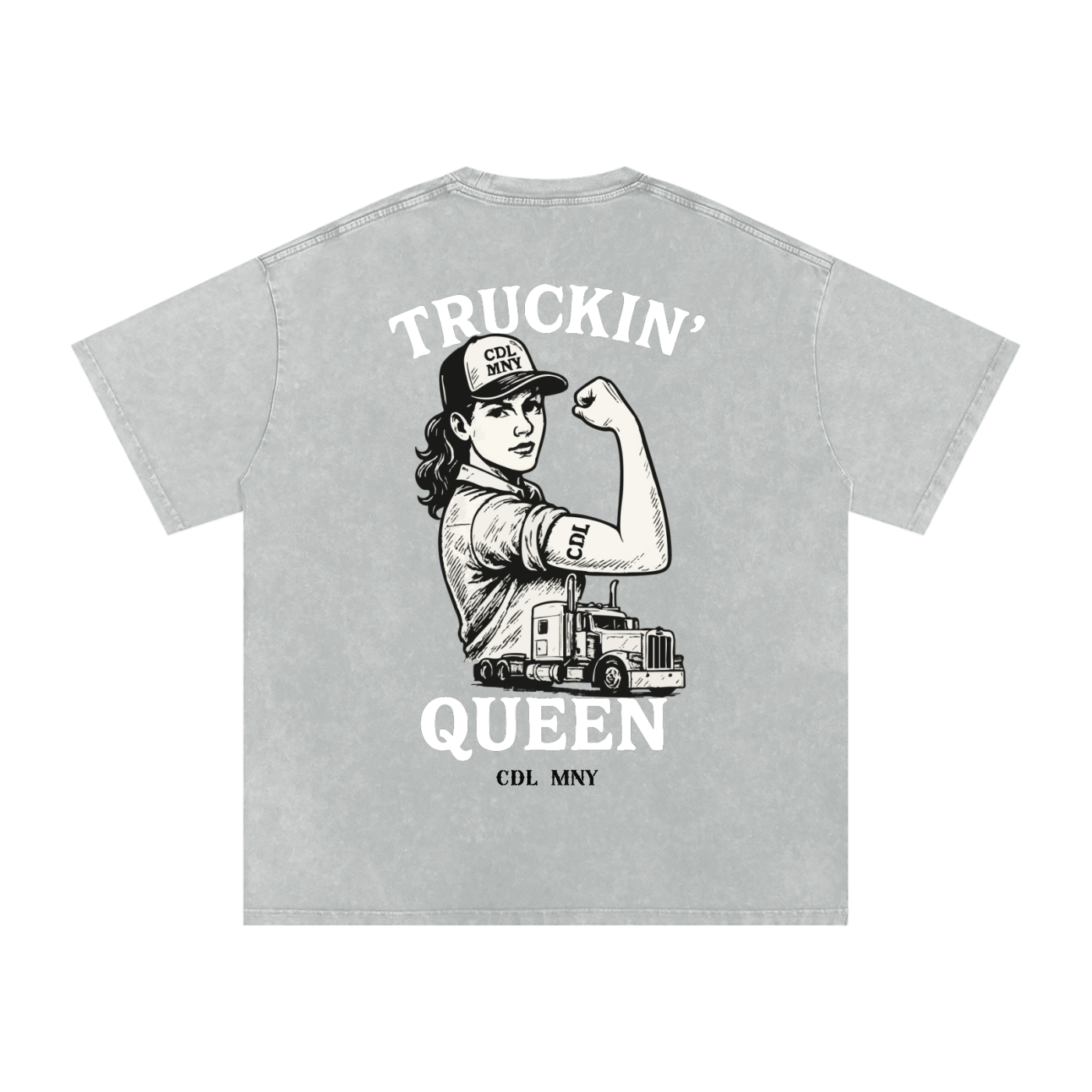 Truckin' Queen Oversize Fit Tee