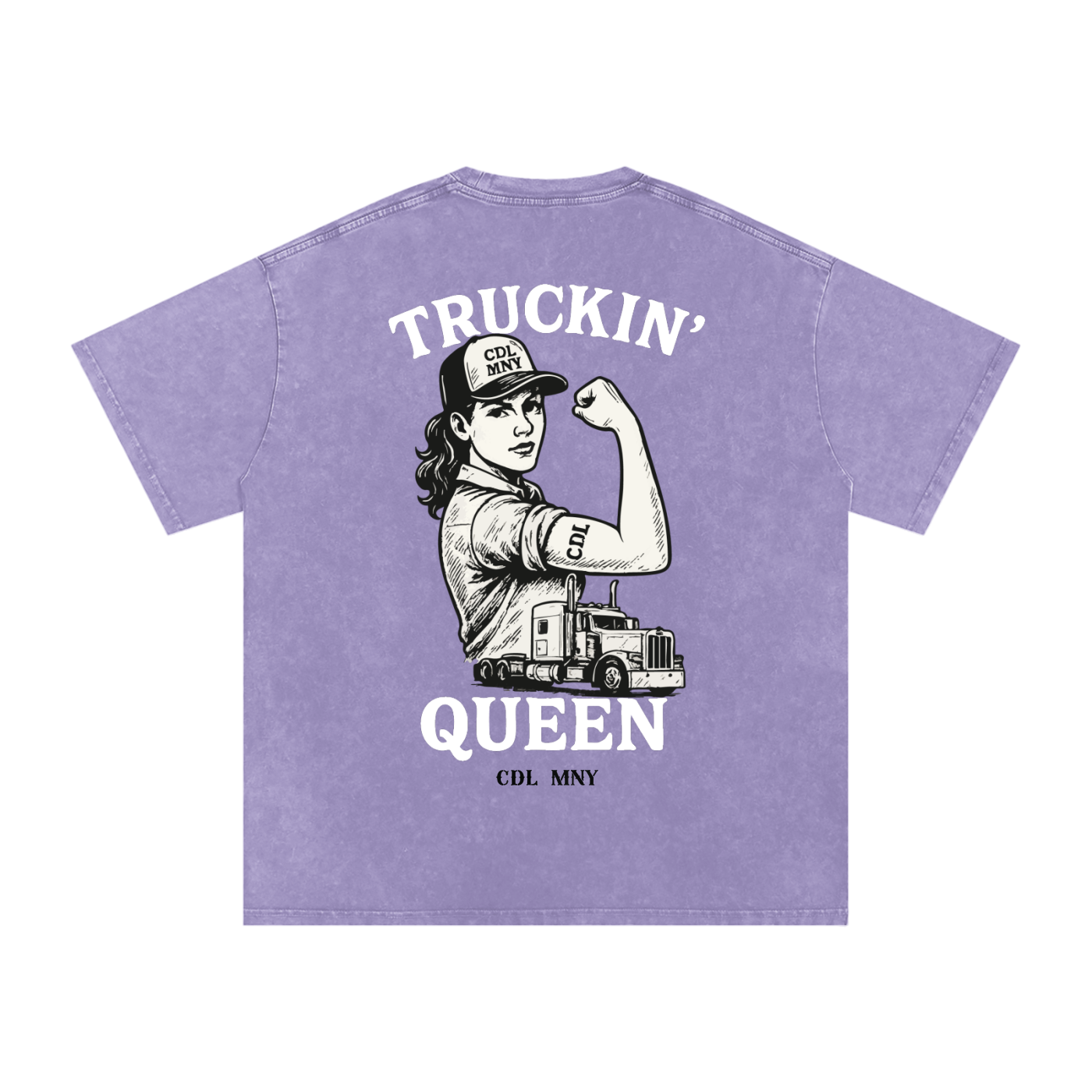 Truckin' Queen Oversize Fit Tee