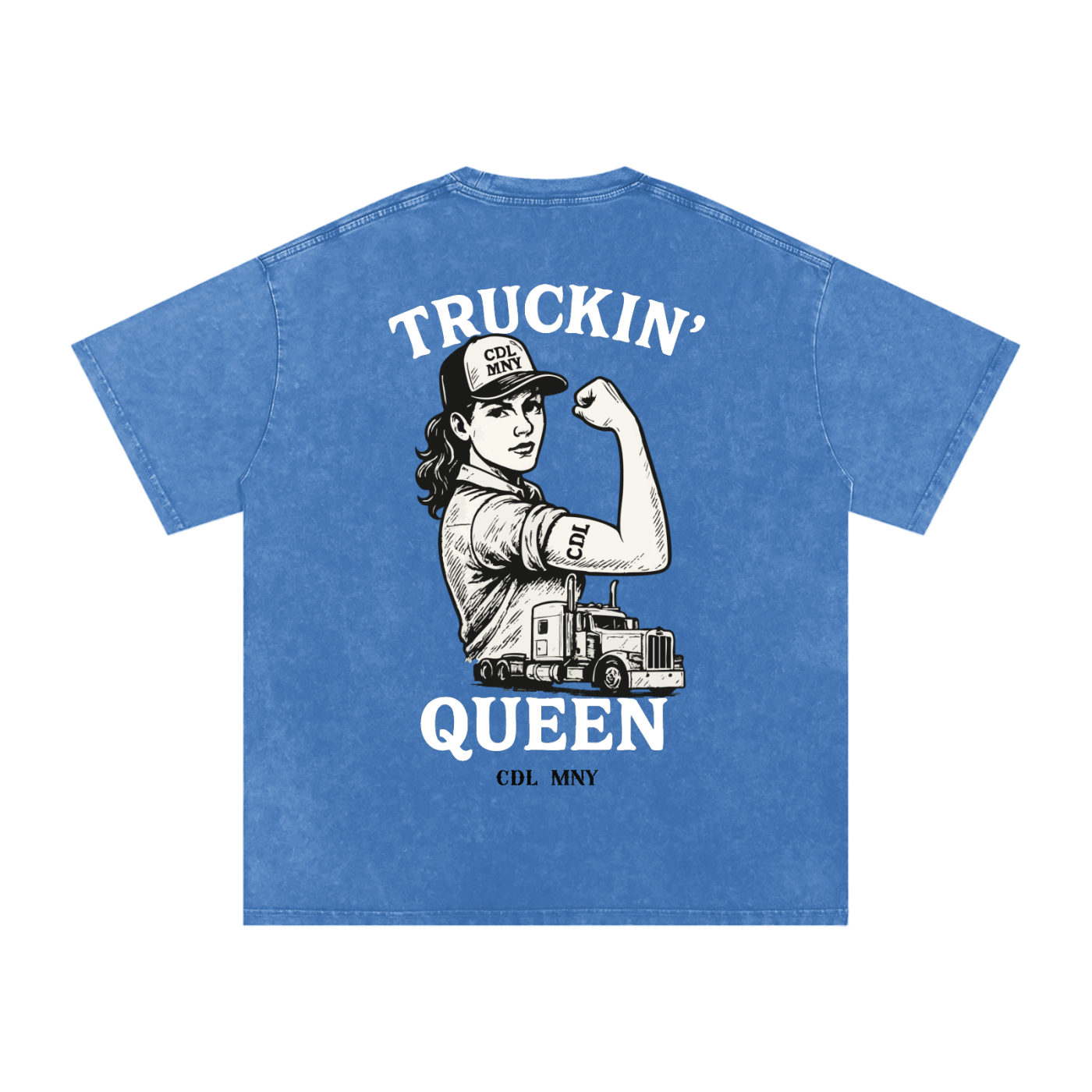 Truckin' Queen Oversize Fit Tee