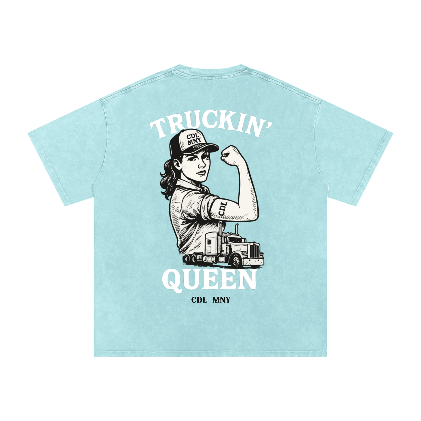 Truckin' Queen Oversize Fit Tee