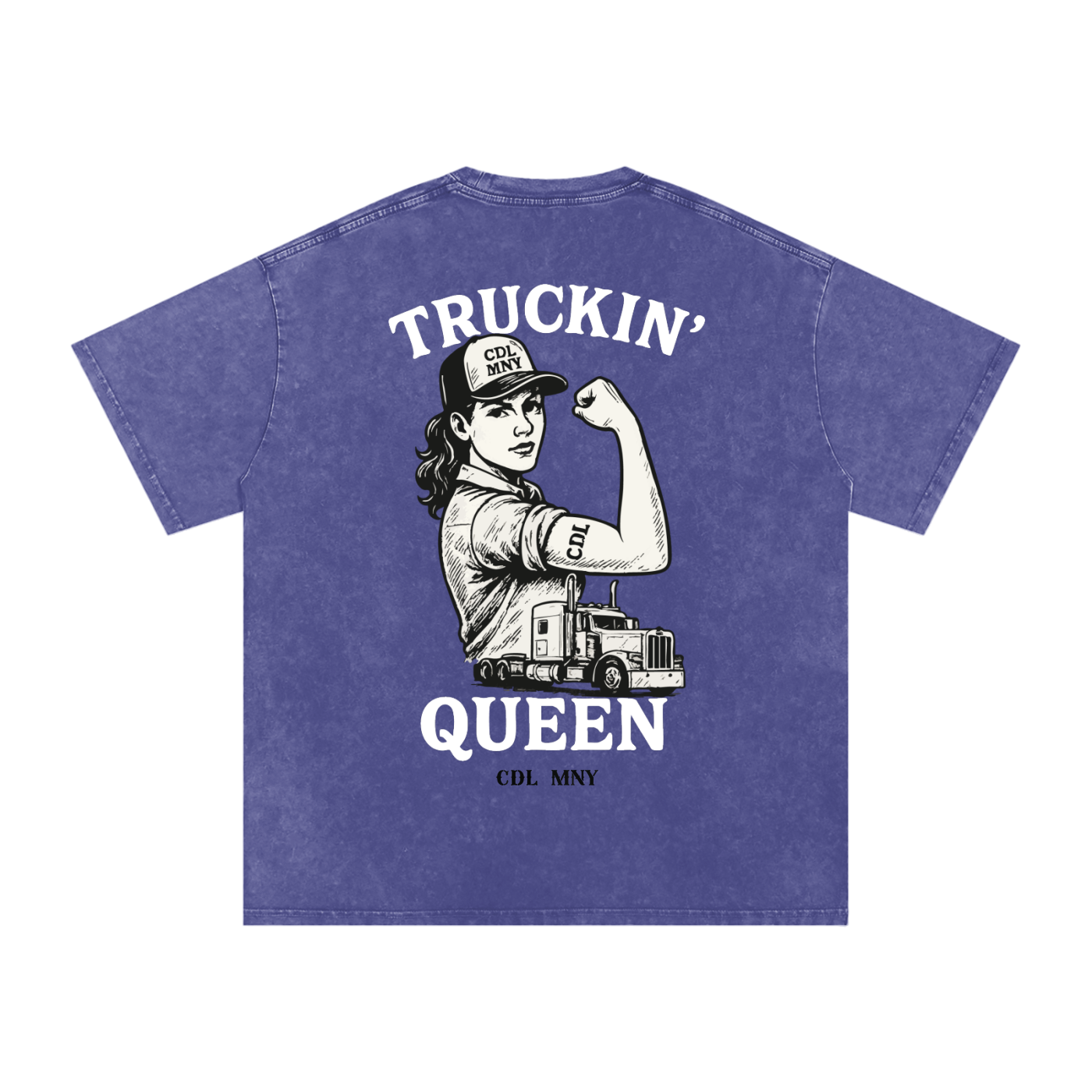 Truckin' Queen Oversize Fit Tee