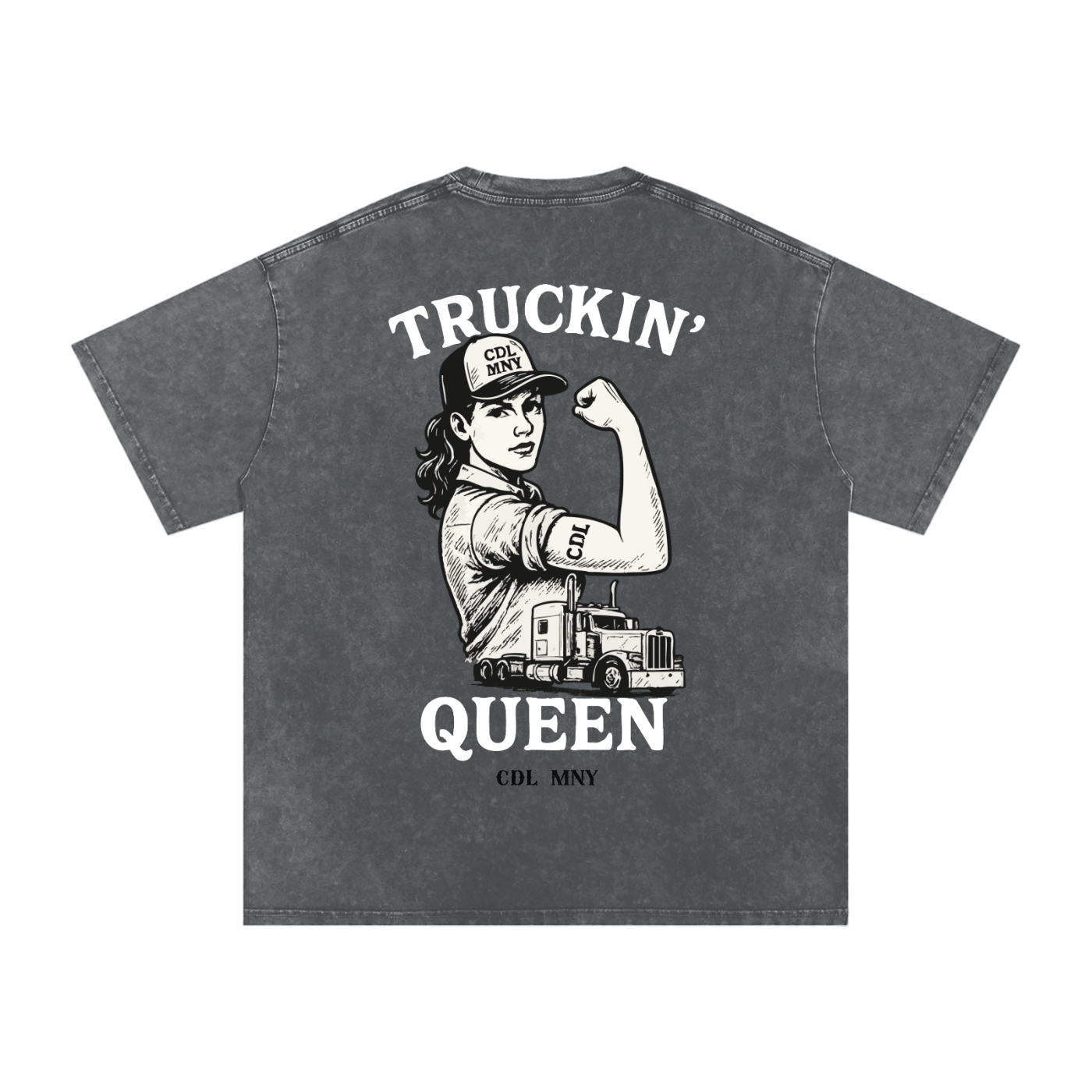 Truckin' Queen Oversize Fit Tee