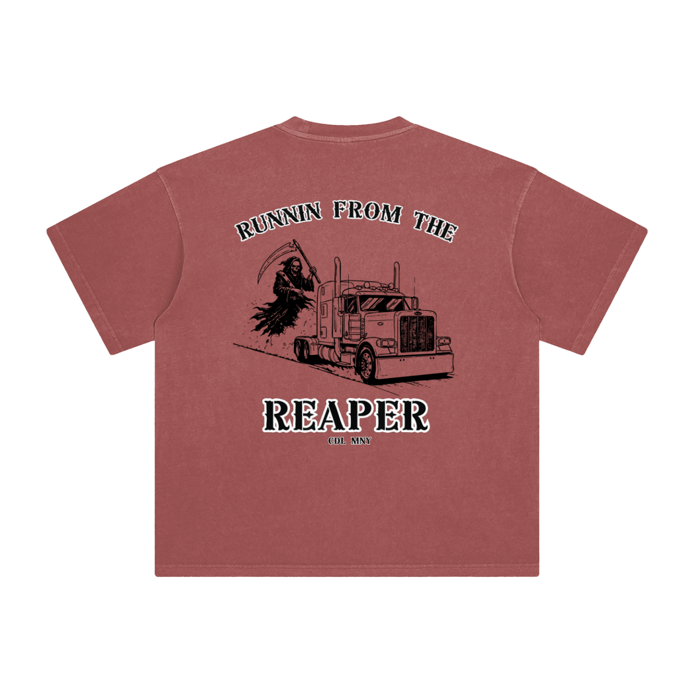 Runnin from the Reaper Oversize Fit Tee