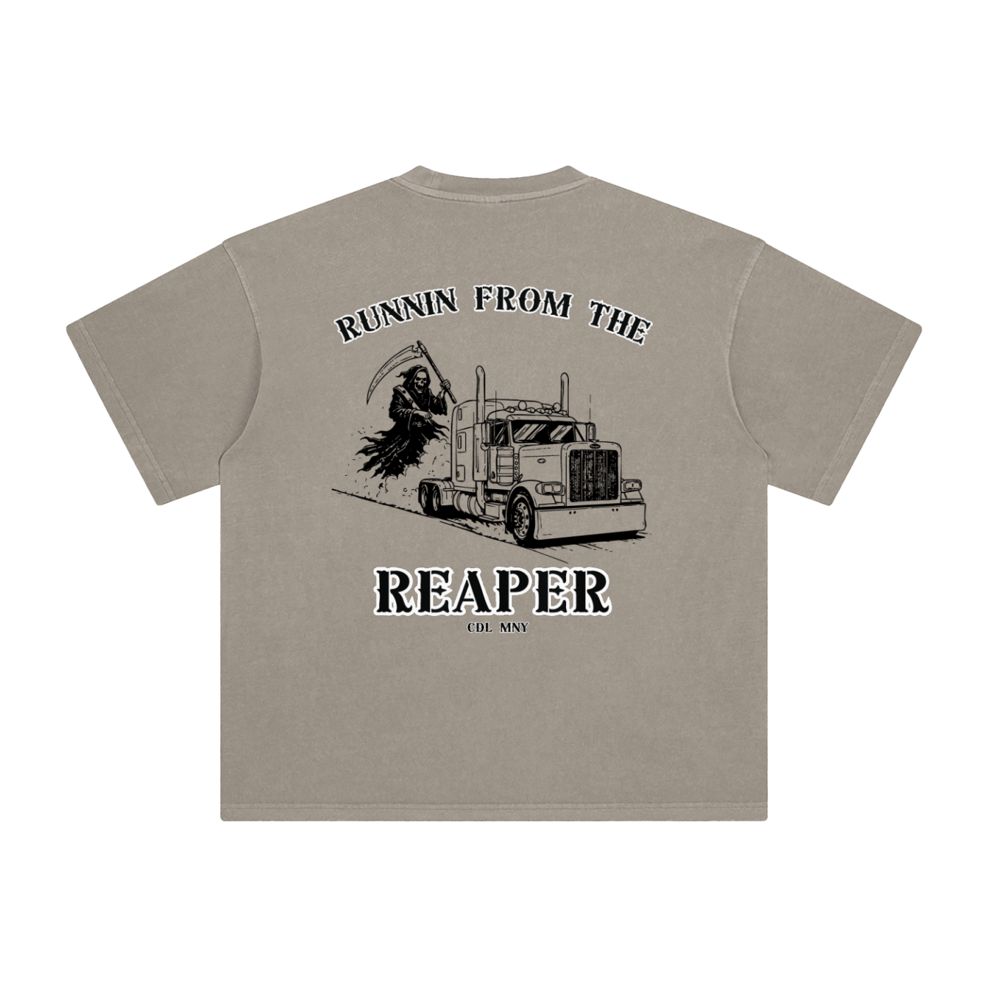 Runnin from the Reaper Oversize Fit Tee